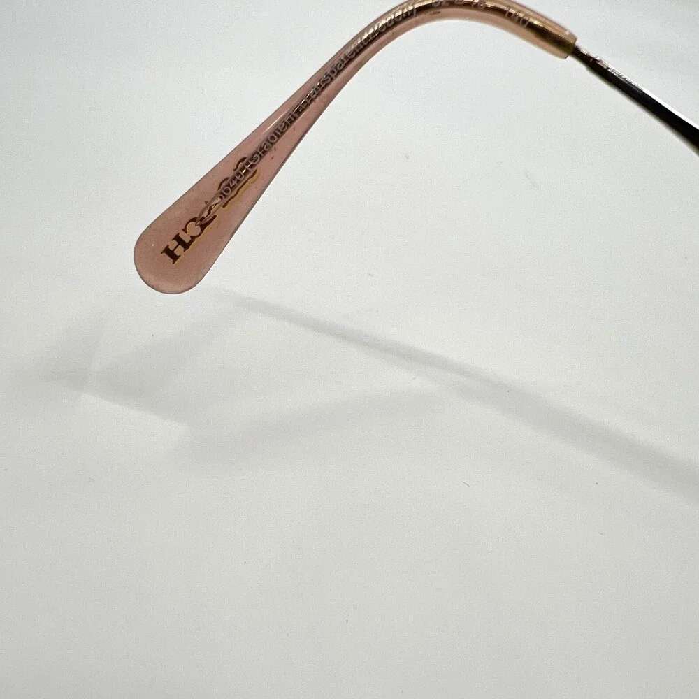 Coach Eyeglasses Women Pink Gold Full Rim HC 6112 52-16-135